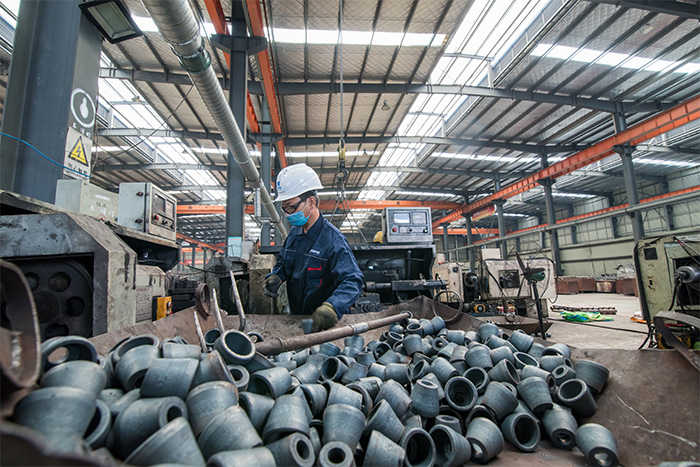 九龙坡网架配件-锥头加工车间